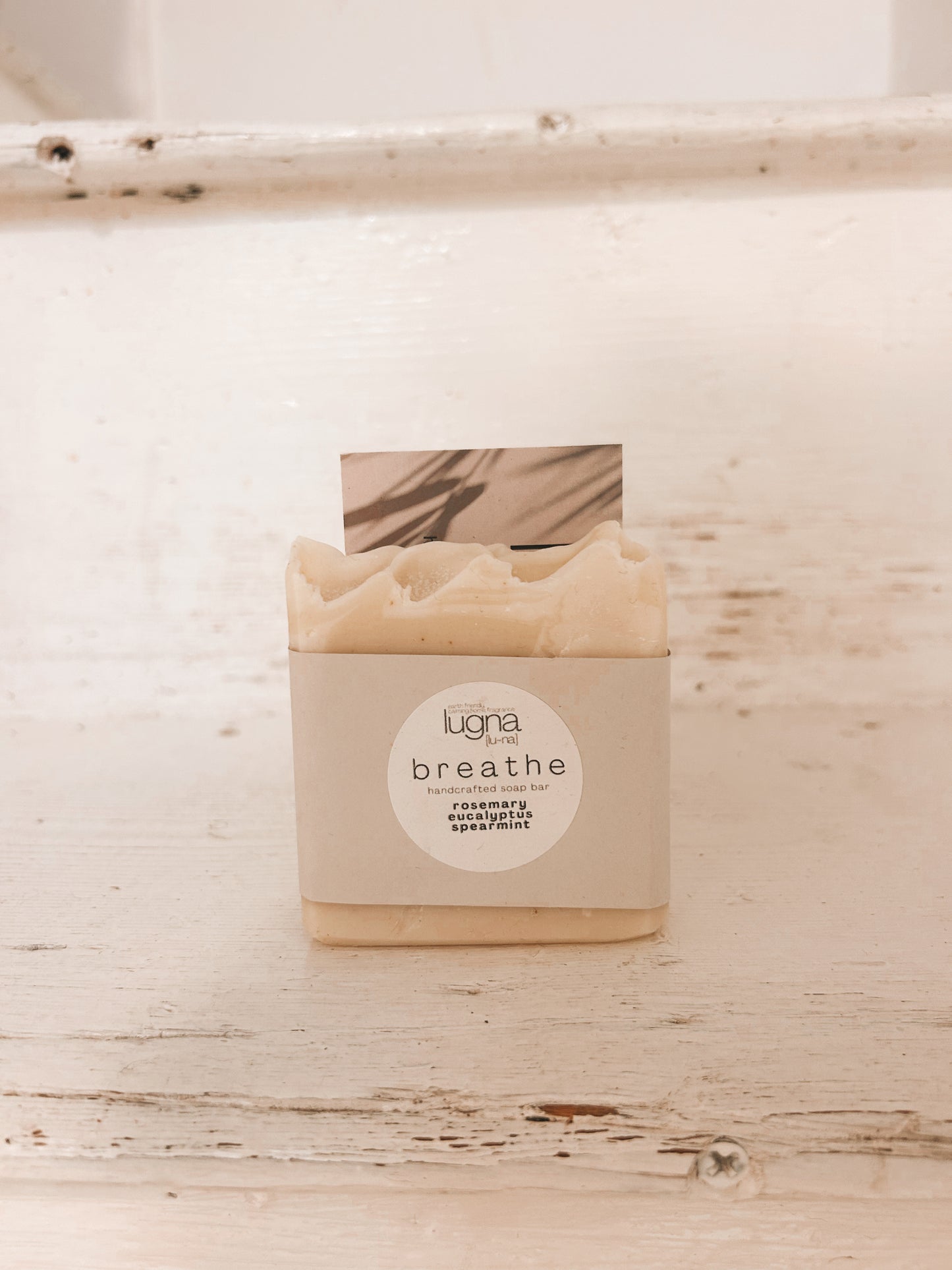 breathe handcrafted soap bar